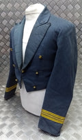 Vintage Mess Jacket RAF Royal Air Force with Cuff Ribbons and Kings Crown Buttons
