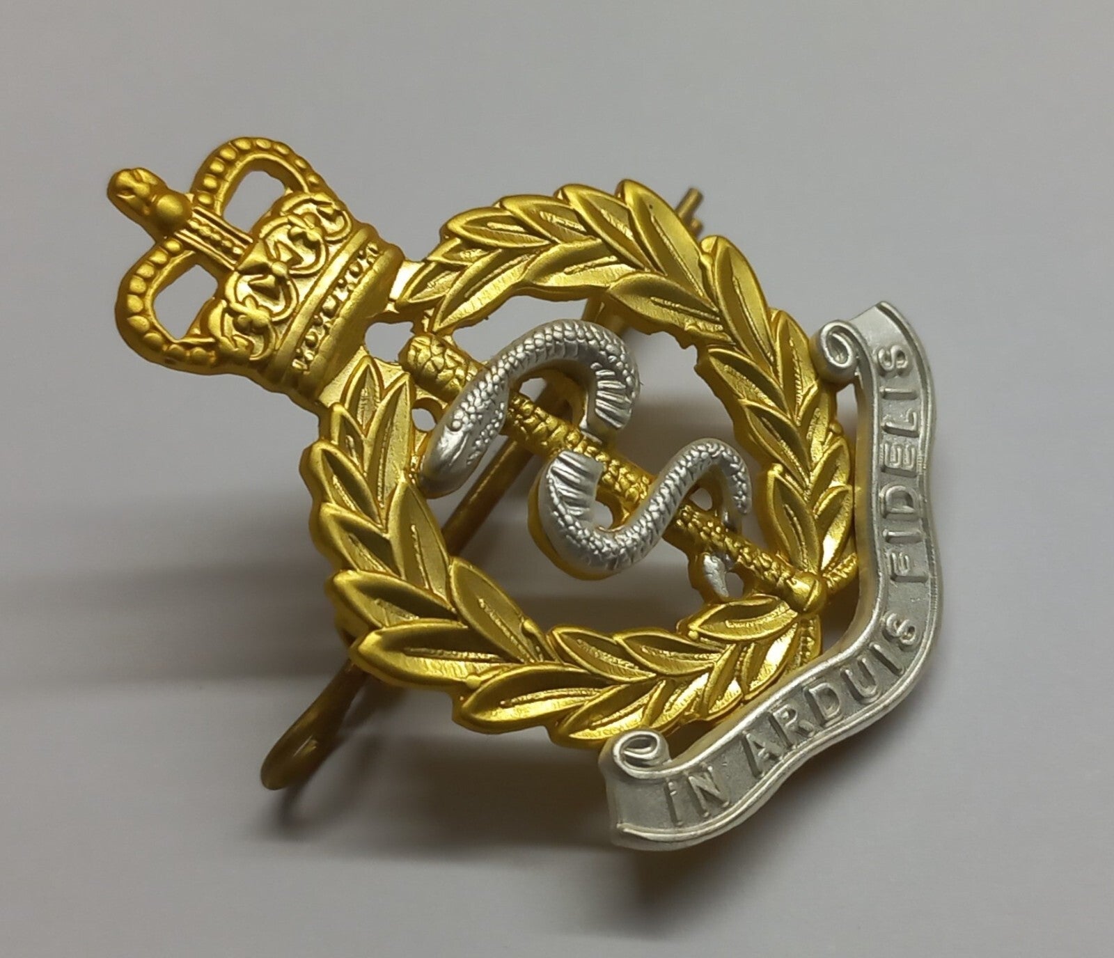 RAMC Hat Badge British Officers Style NEW