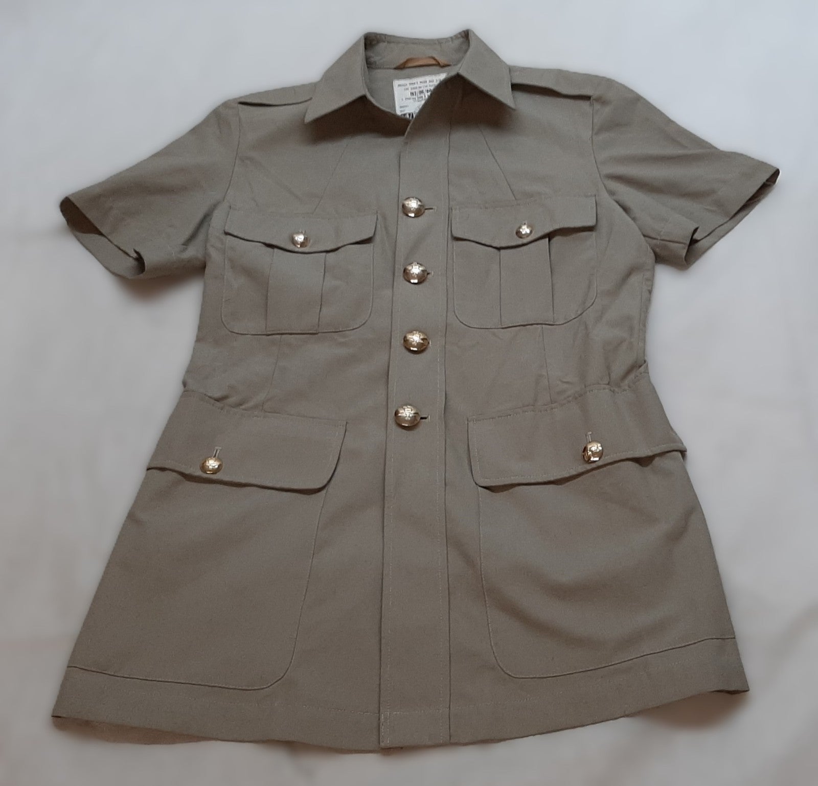 RAF Bush Jacket Royal Air Force O/A With Buttons No Badges Size 182/96cm