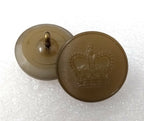 Genuine Vintage British Issue St Edwards Crown Khaki Buff Buttons 40L