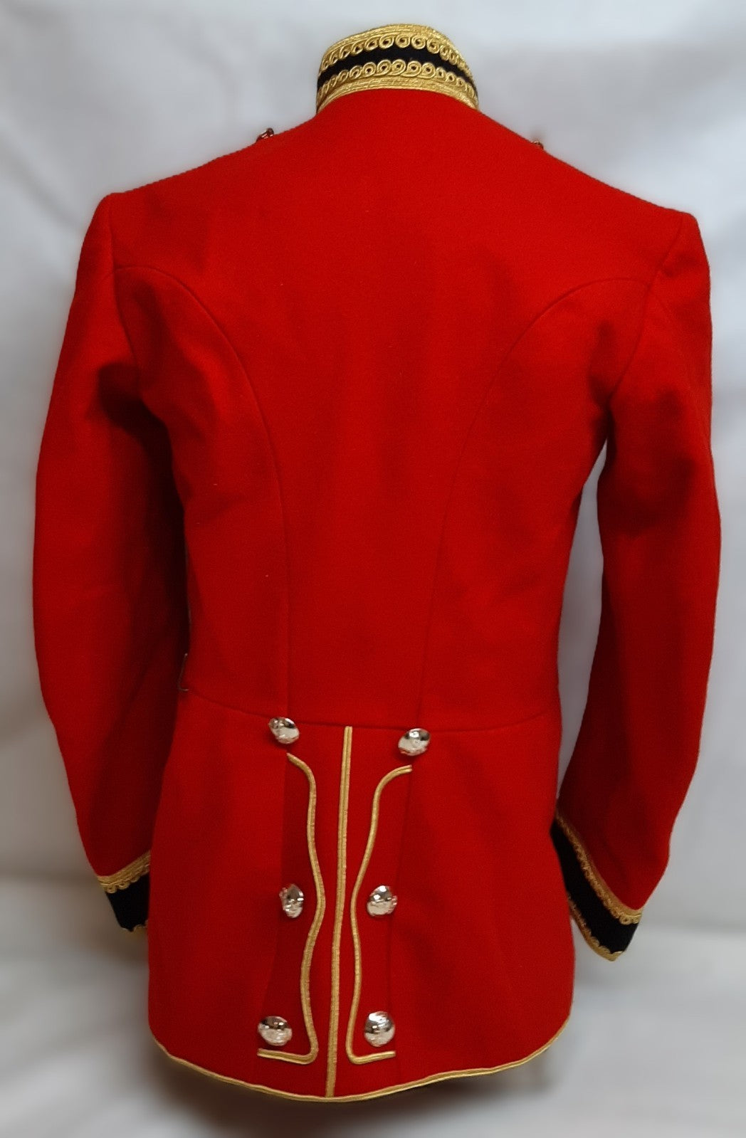 British Army HCMR Trumpeter's Tunic LG Bandsmans Red Jacket 40"