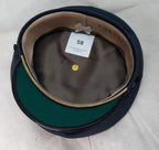 Visor Hat RAF Royal Air Force Blue Grey Colour Old Pattern With Badge Peak Dress Cap 58cm