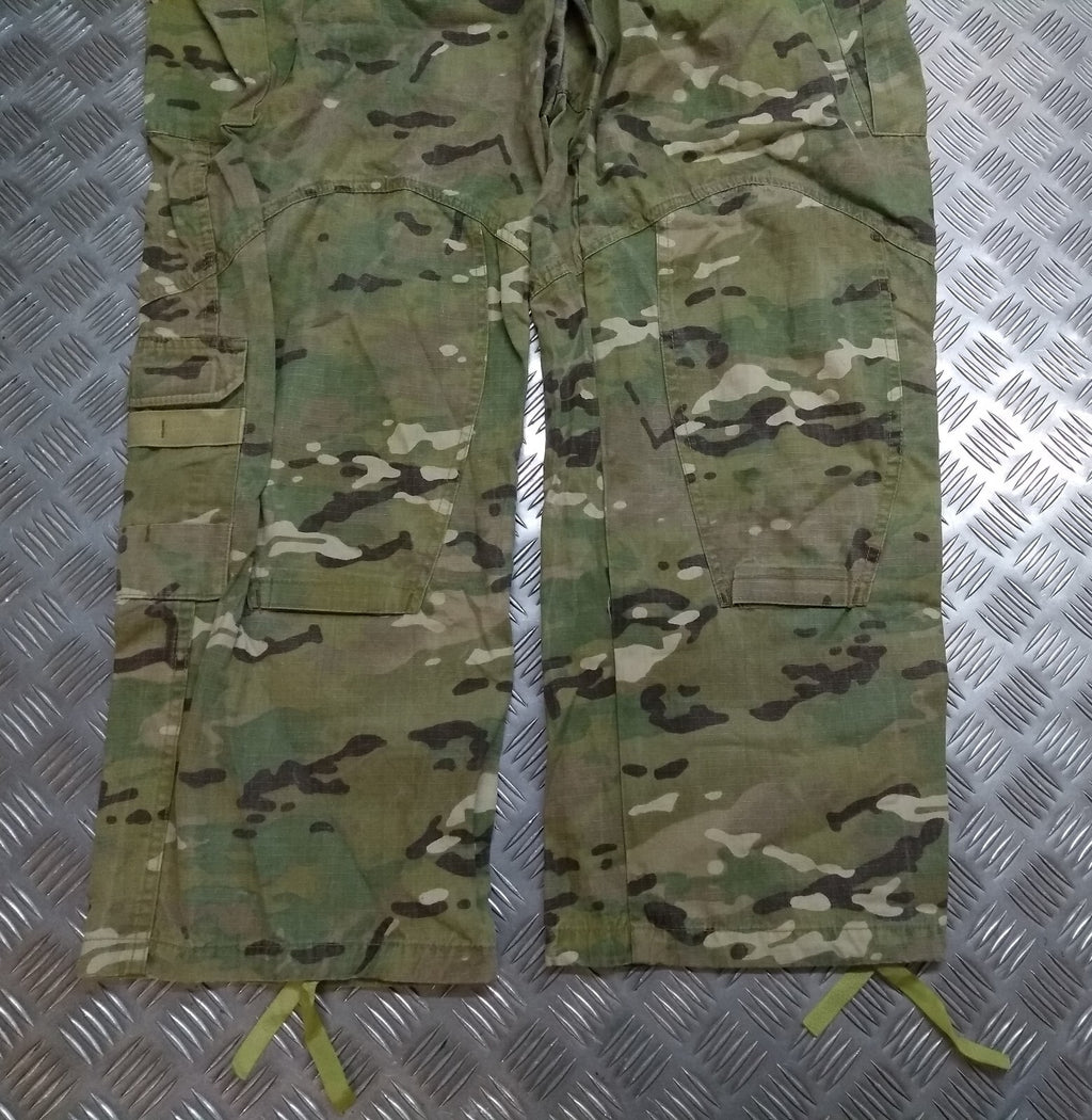 BDU Camo Trousers Solo US Multi Terrain Pattern Active Combat Pants Waist 43"
