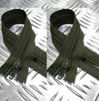 X2 8" Closed End Green Zip / Zipper H Duty Zpm44