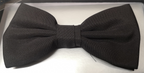 Black Silk Bow Tie Made In The UK Boxed Ready Tied
