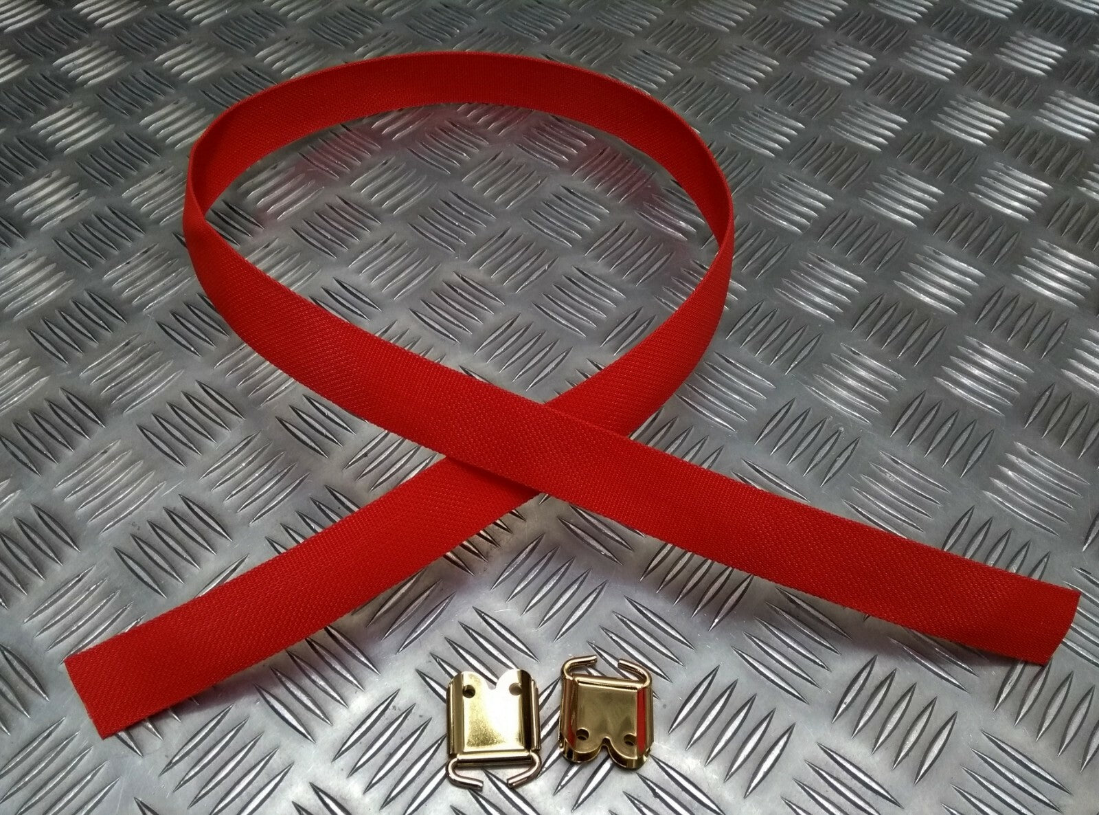 Shoulder Sling Kit Courlene Material British Made Red SLR etc No Rivets