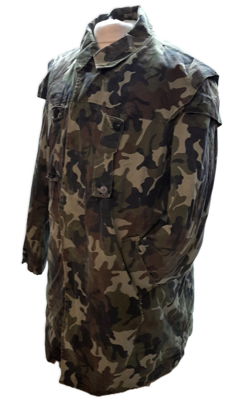 Army Camo Parka Leaf Pattern Camouflage Distressed Faulty Condition Assorted