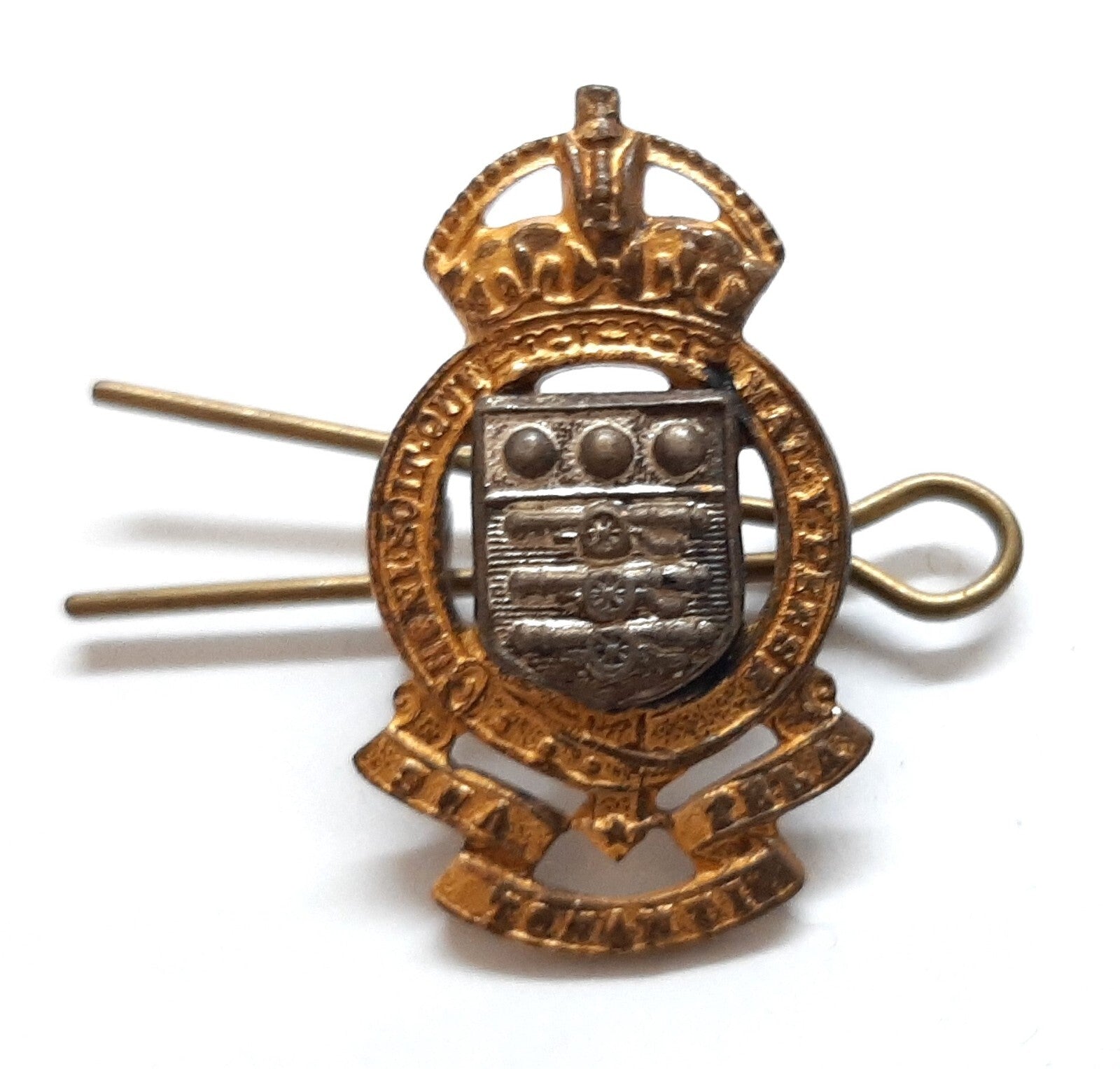 RAOC Insignia Badge British Army Royal Ordnance Corps Old Kings Crown Pattern