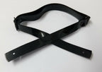 Chinstrap Black 3/8" Adjustable Metal Buckle Mil-Spec Hi Sheen For Dress Hats