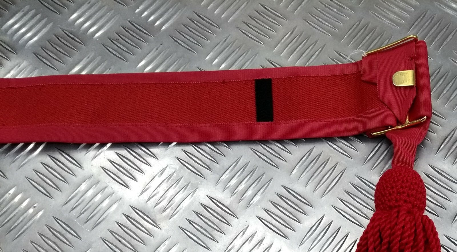 Officers Red / Scarlet Waist Sash Ceremonial Genuine British Forces Army - NEW