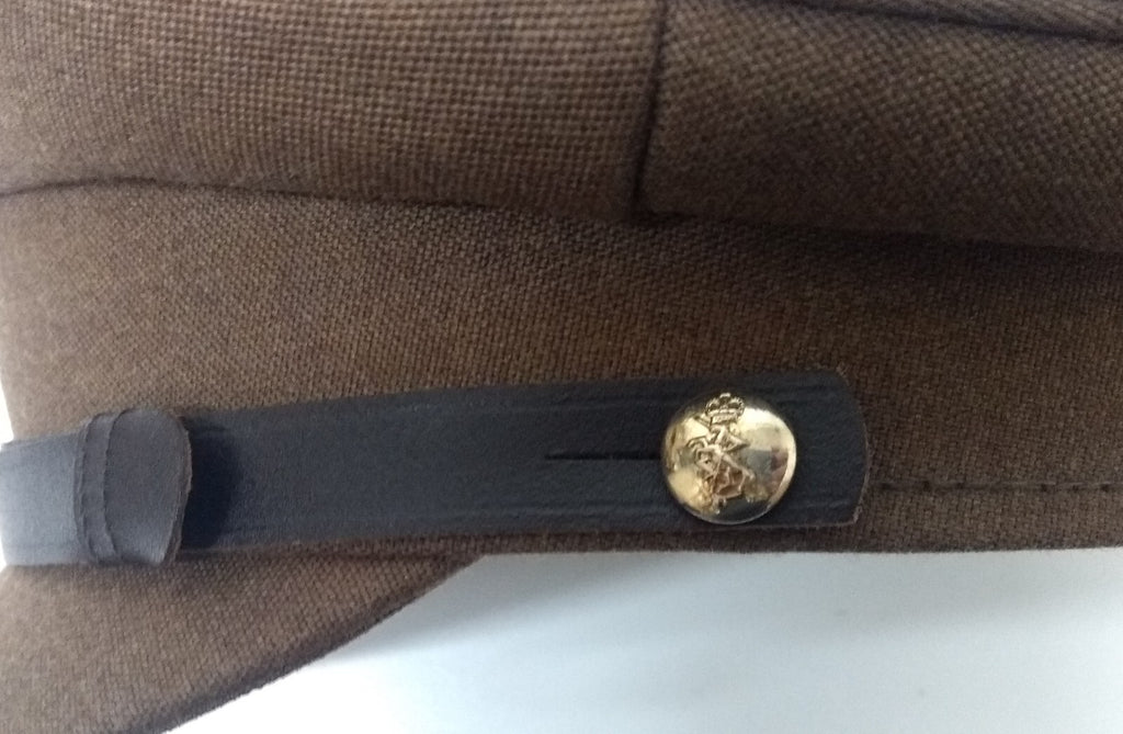 No2 Officer Hat REME British Army Full Insignia & Chin Strap Goldings 56cm