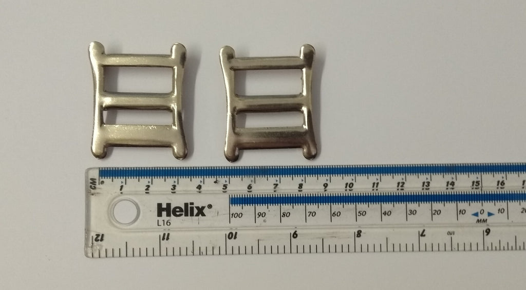 Army Roko Buckles Vintage British Issue 1" buckles 1 Pair New Old Stock
