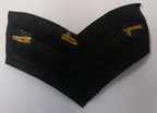 Genuine British Army Royal Green Jackets Corporal 2 Chevrons Braided