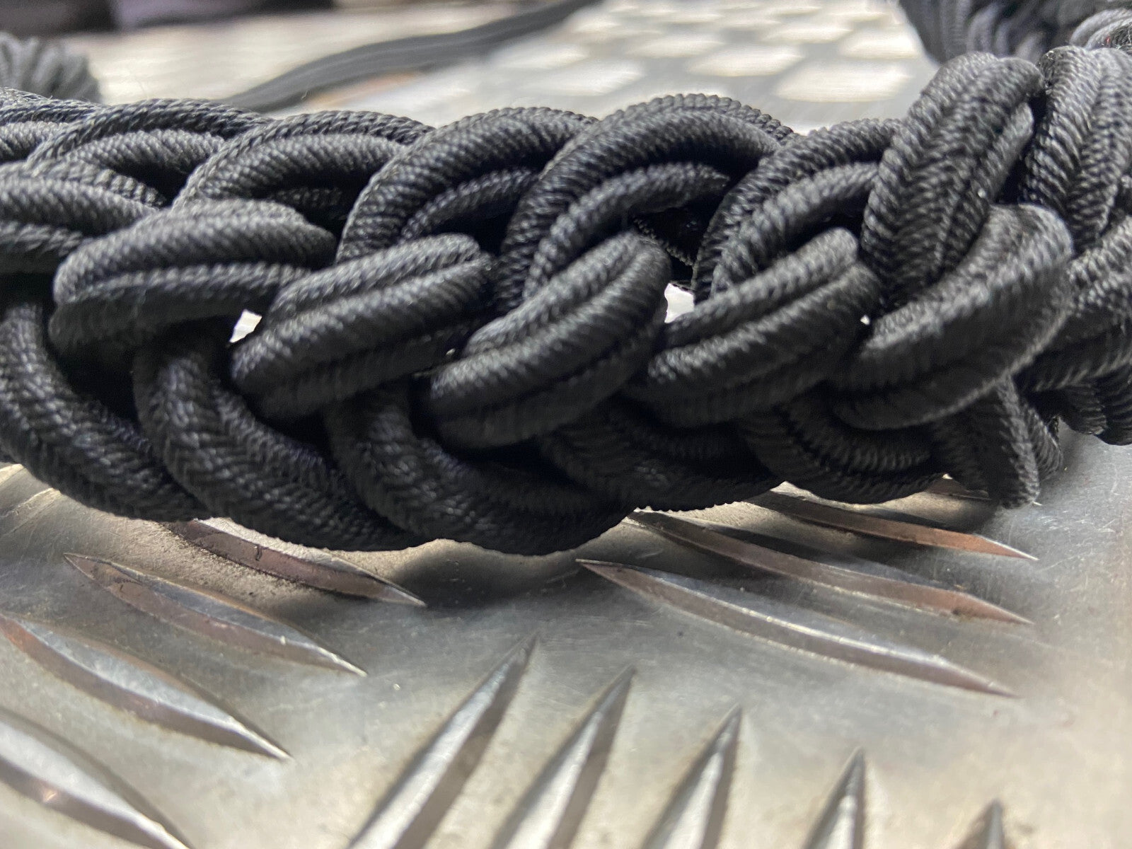 The Rifles Busby / Shako Appliqued Plaited Cord 1st Battalion - NEW