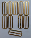 10 Belt Sliders For Stable Belts and Ceremonial Belting Max (57mm) Job Lot