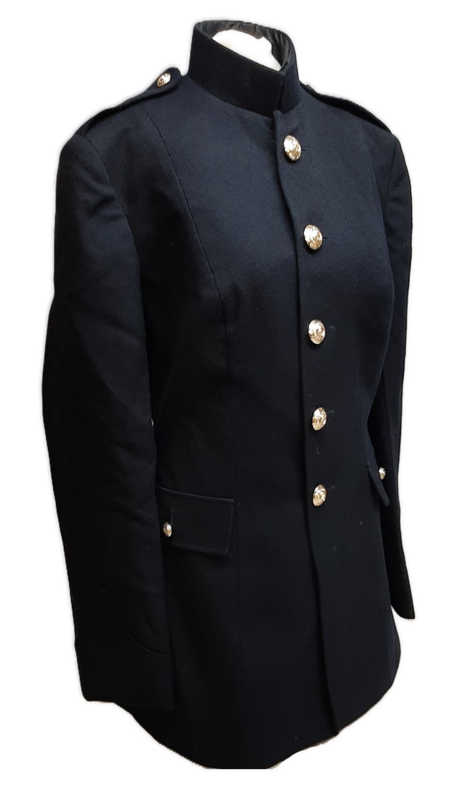 RM No1 Jacket Woman's R.M Dress Blue Tunic Fully Buttoned No Badge Size 93cm