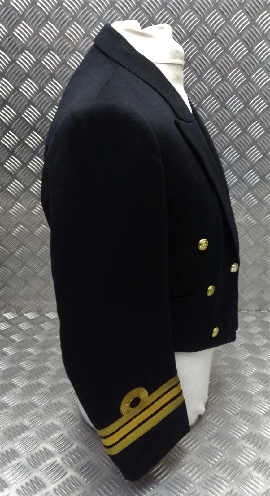 Vintage Mess Dress Royal Jacket Navy with Gold Cuff Curls 1967 Gieves London