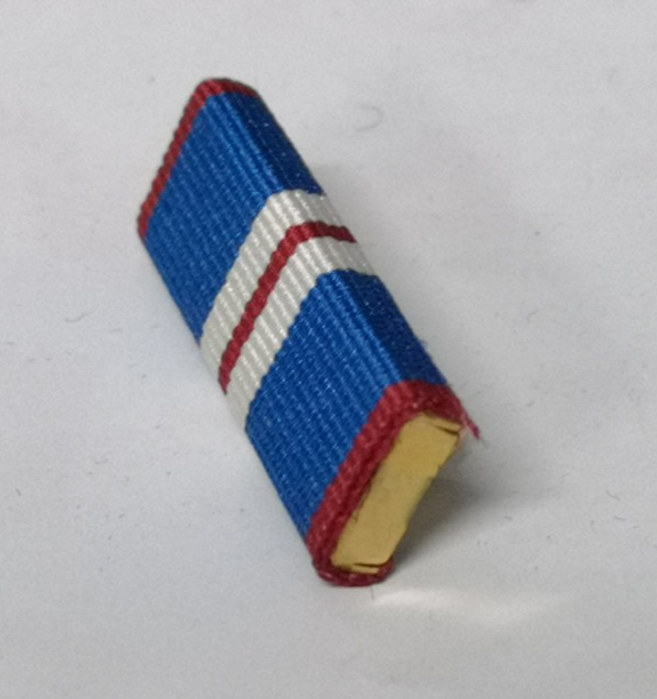 Queens Golden Jubilee 2002 Pin on Medal Ribbon 32mm