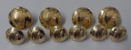 Irish Volunteers Harp Buttons Full Set Medium & Large I V Uniform Insignia