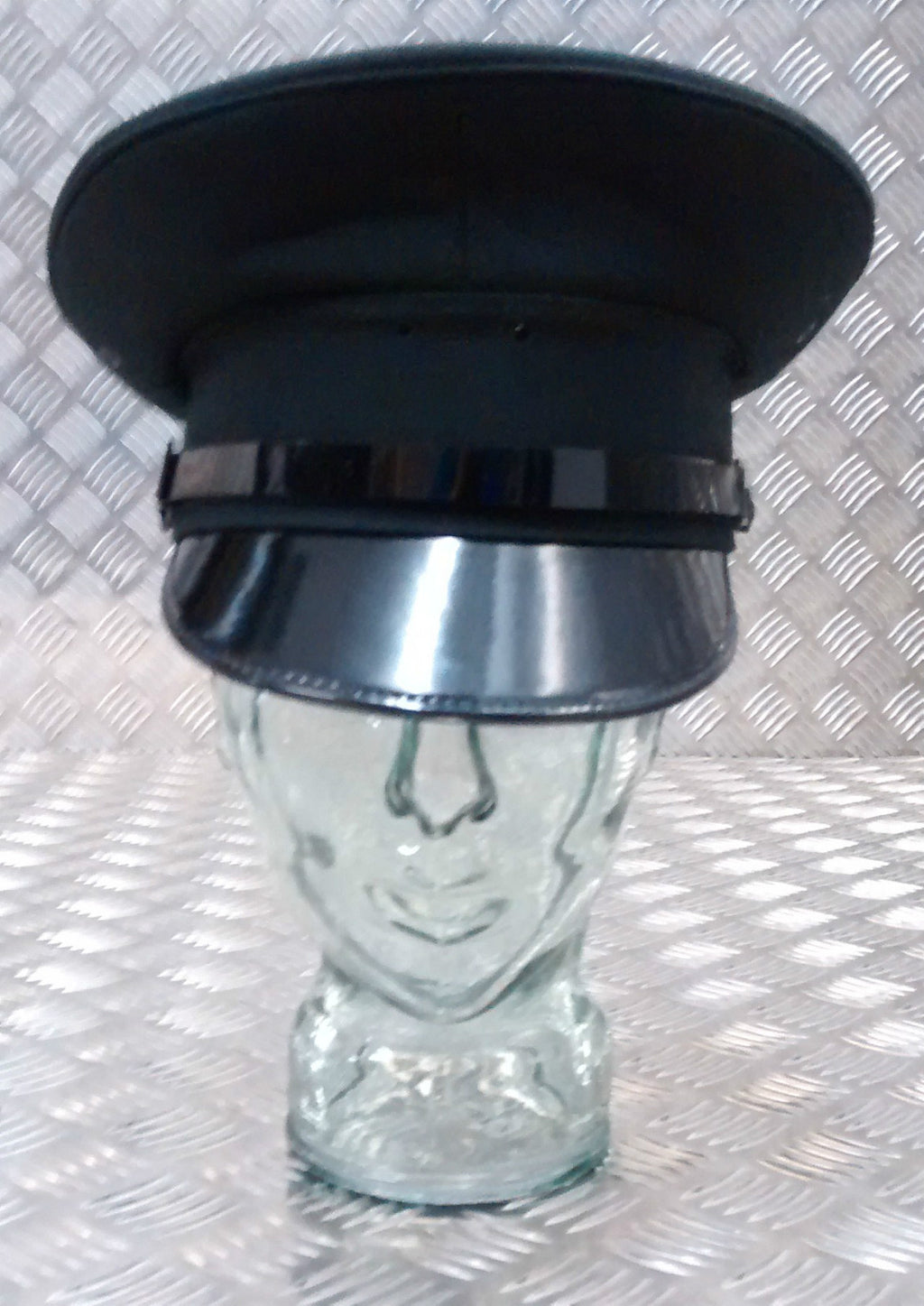 British Dark / Bottle Green Officers Style Dress Cap / Hat Men's - NEW