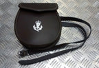 Genuine British Issue Brown Leather Day Sporran / Purse With Strap