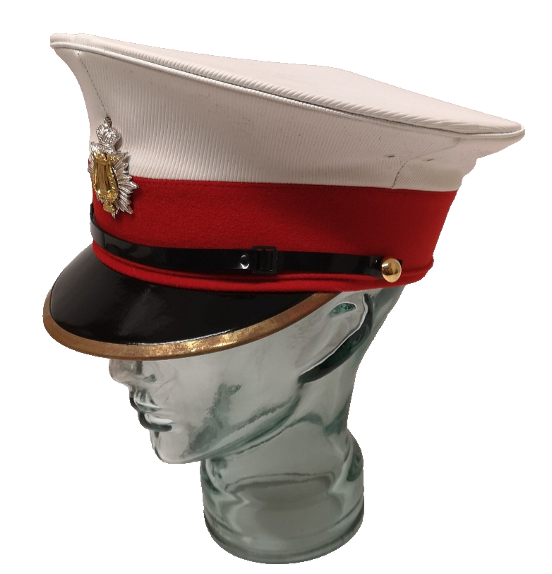 Havering Marching Band Style Sample Peaked Cap with Hat Badge 55cm