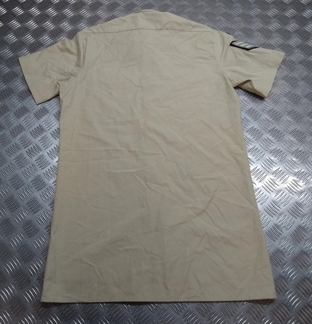 British Army Mercs FAD Shirt No2 Short Sleeves With Q/C Crown and 3 Bar Chevron 37cm