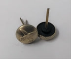 Genuine British Made Bahrain Obsolete Insignia Nickel Prong Buttons X2 ASBT236