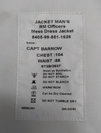 RM Royal Marines Mess Jacket White British Royal Dress Jacket Assorted Sizes