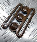 Genuine British Nurses Replacement Ball Belt Buckle Set Bronze NRS1
