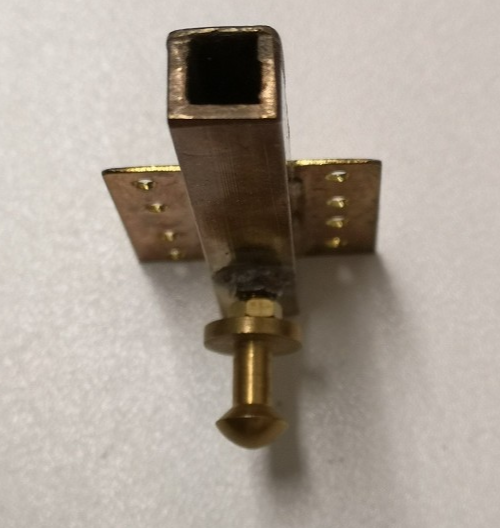 Brass Plume Receiving / Securing Box