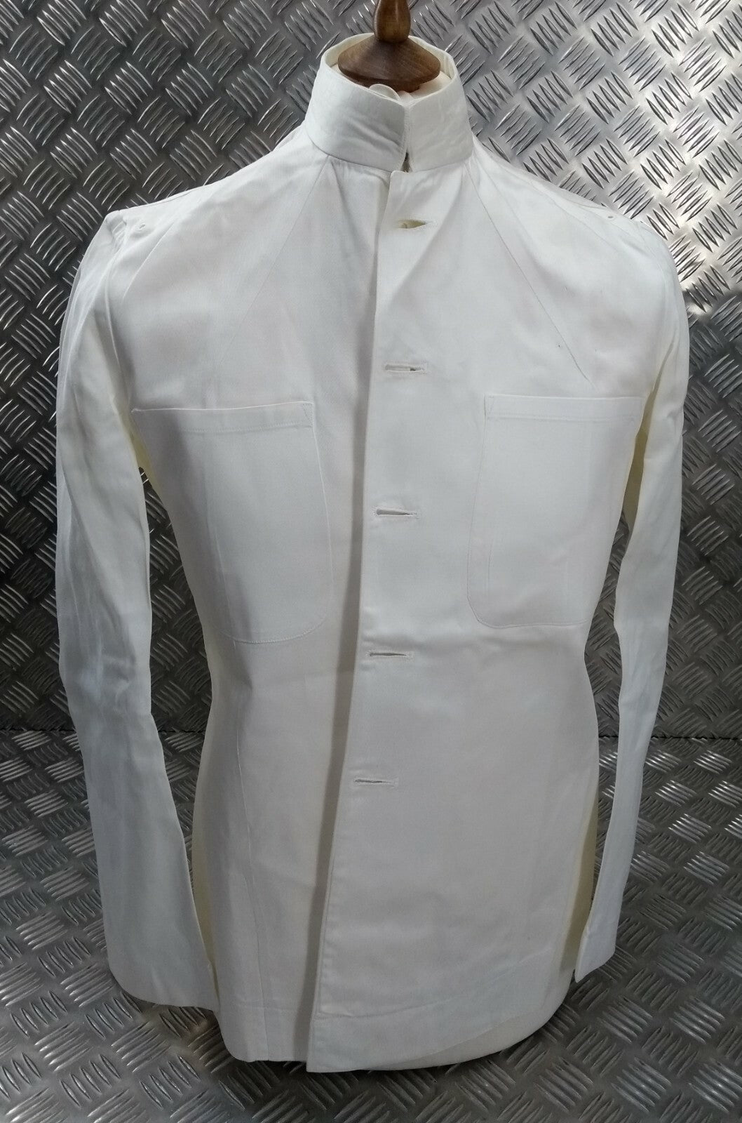 Vintage British Style Stand Up collar Drill Jacket