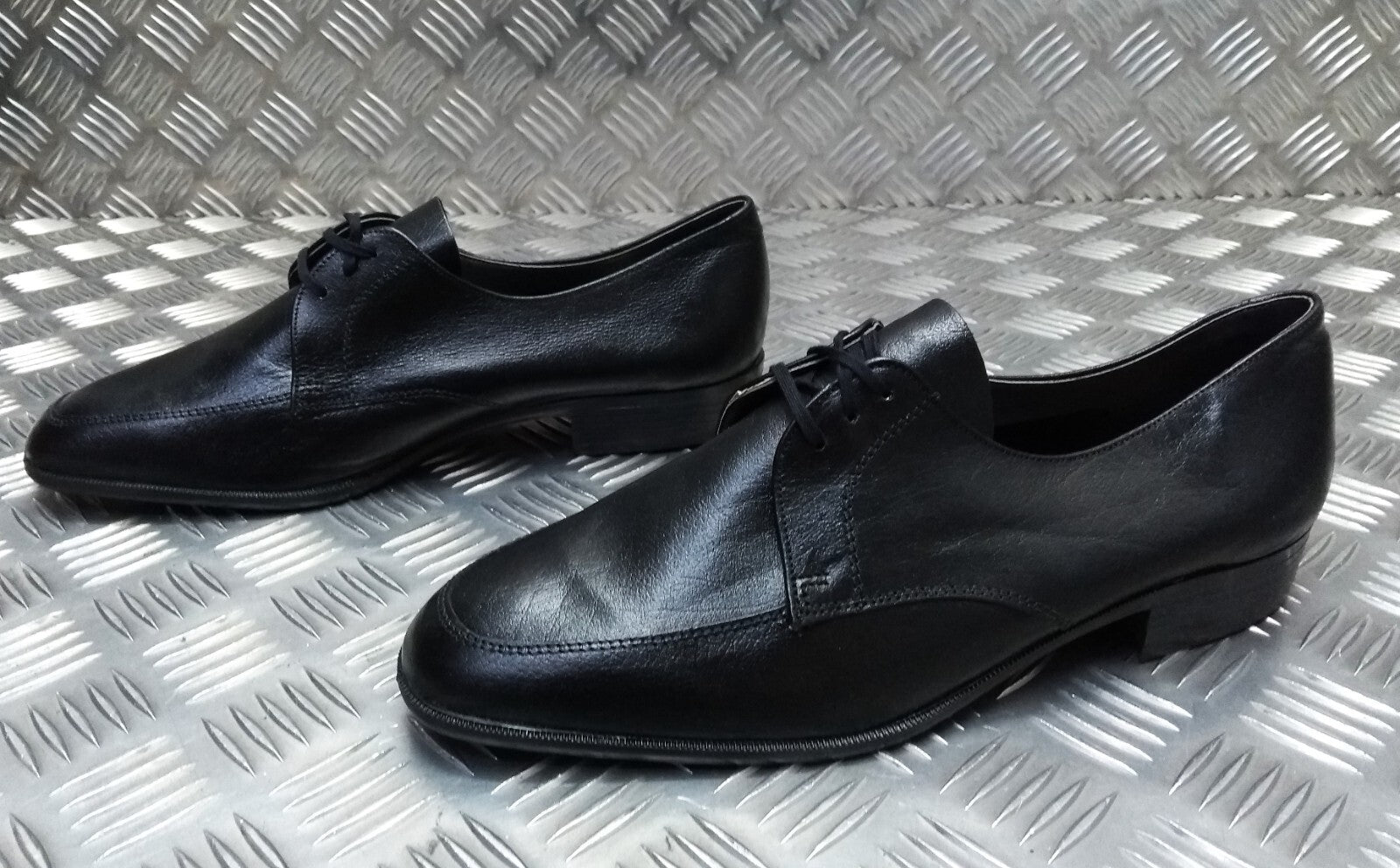 Hobson Dress Shoe Lightweight Uniform Issue Formal Black Leather Moulded Sole