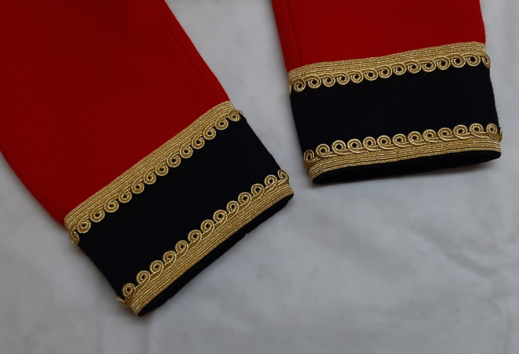 British Army HCMR Trumpeter's Tunic LG Bandsmans Red Jacket 40"