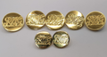 Royal Dragoon Guards RDG Flat No1 Jacket Buttons Set of 7