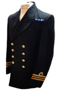 RN Jacket British Naval OFCs Lt Cdr Vintage 1989 Bernard 8 Button