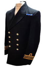 RN Jacket British Naval OFCs Lt Cdr Vintage 1989 Bernard 8 Button