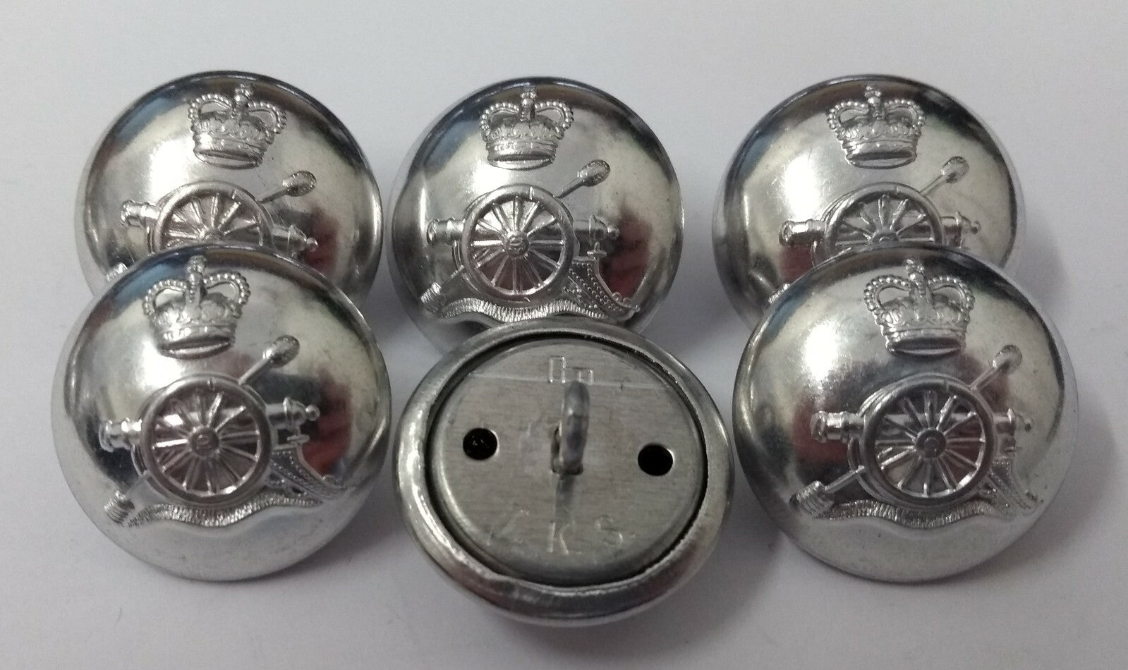 Genuine British Army Issue The Royal Regiment of Artillery Dress Buttons 40L