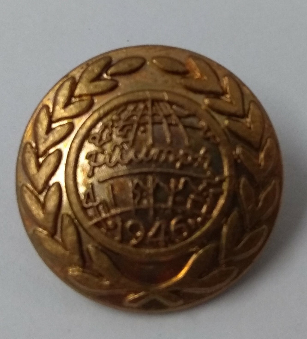 Vintage Triumph Car Company Classic British Motor 1946 Buttons 1 Pair ASBT132L