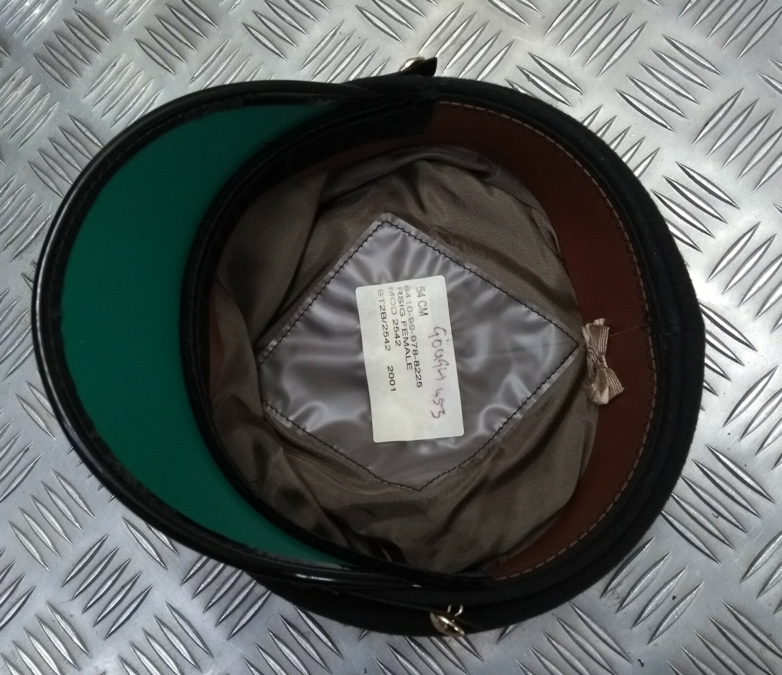 British Army Cap Royal Corp of Signals No1 Dress Hat Complete With Badge 54cm