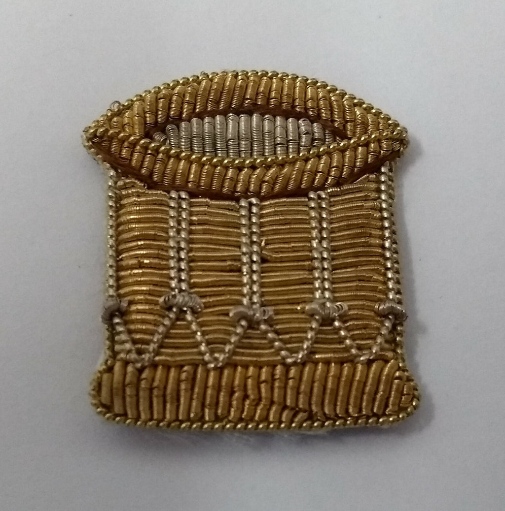 Genuine Vintage British Issue Braided Drummer Drum Major Badge