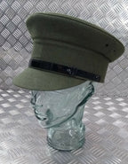 Genuine British Made Issue Olive Green Parade Dress Hat Cap 56cm