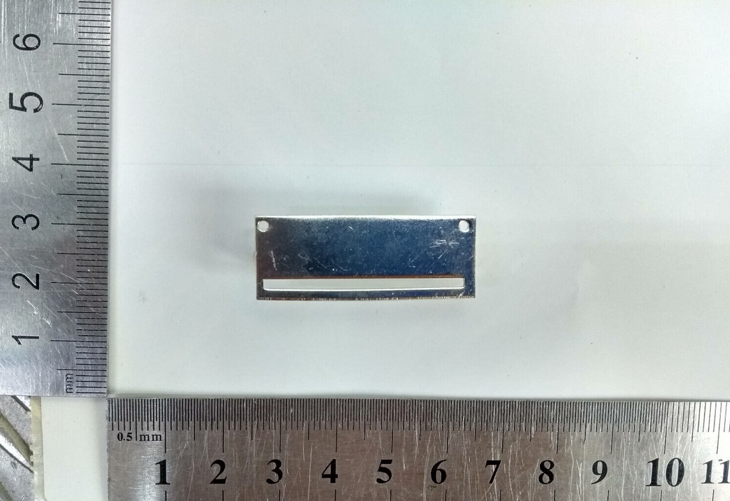 Full Size Pin on Medal Ribbon Mounting Bar 1 space 38mm Wide, Pack of 10