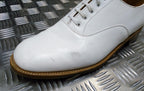 British Navy White Leather Parade / Dress Shoes Mens - Assorted Sizes