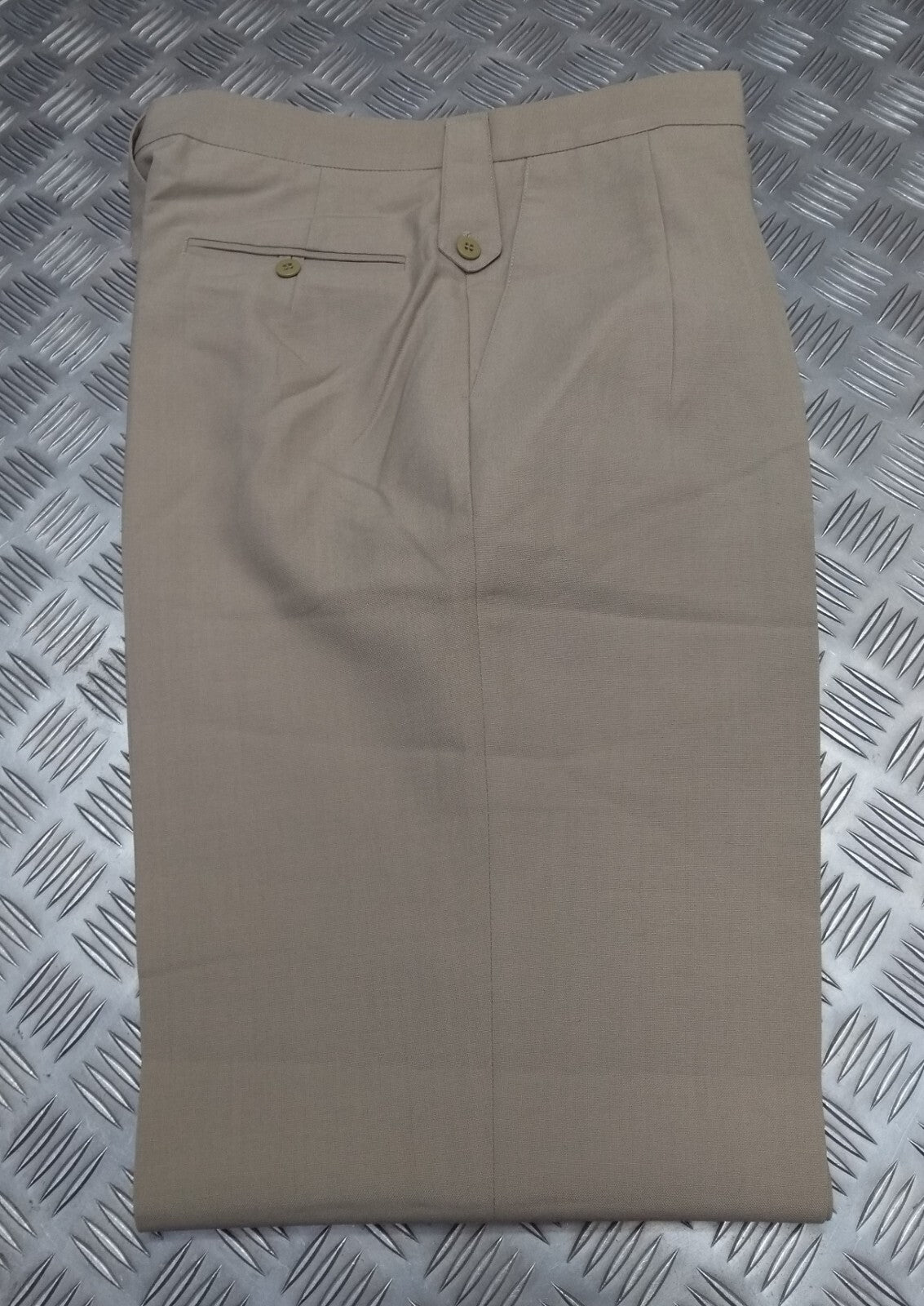 Vintage Fawn Trousers British Old Pattern Lightweight Dress Trousers