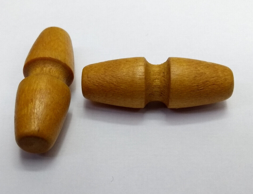 Wooden Replacement Toggles 5 Pairs Sleeping Bag, Clothing, Crafts, Sewing, DIY