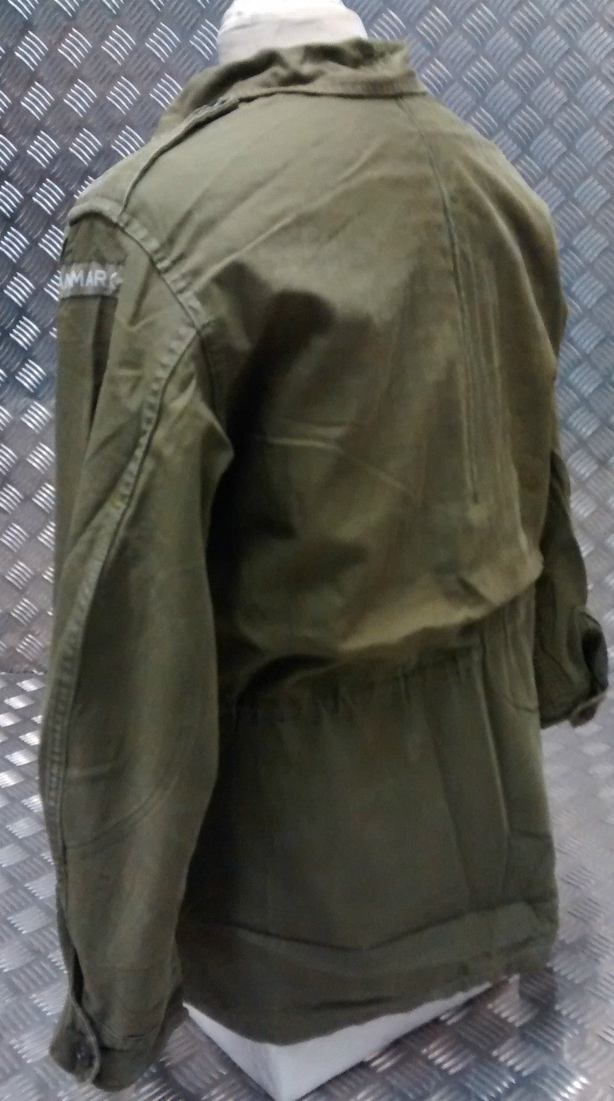 Genuine Vintage Military Combat Jacket 1980's Distressed Look Unique Look 80's