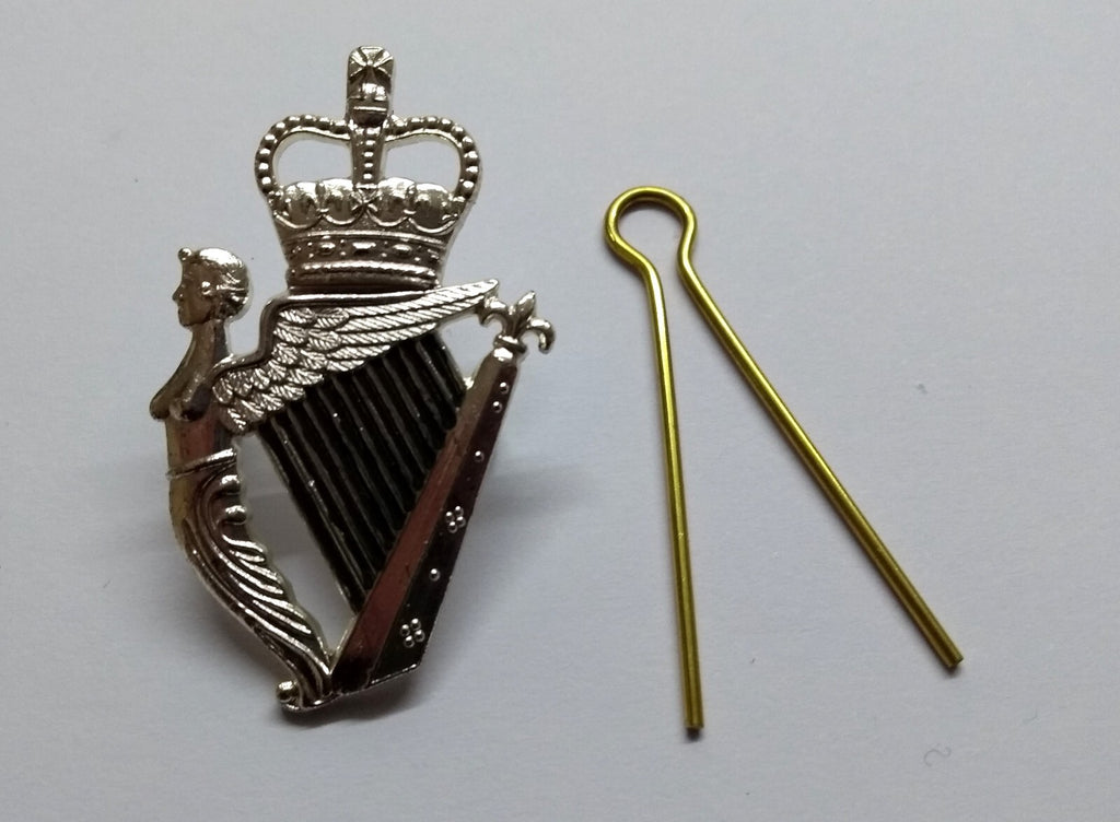Caubeen Hat Badge British Army Royal Irish Uniform (Harp of Erin) Insignia