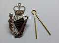 Caubeen Hat Badge British Army Royal Irish Uniform (Harp of Erin) Insignia