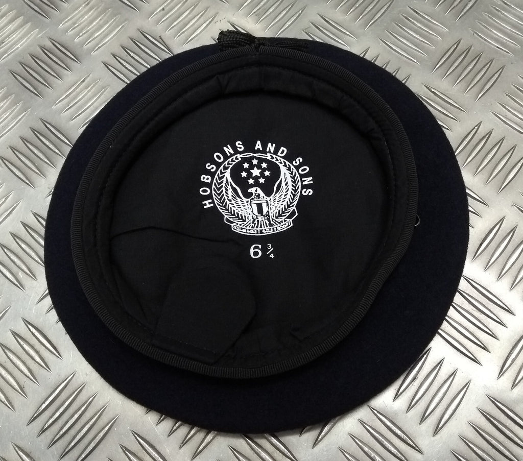 Abu Dhabi Beret Dark Blue Hobson of England Lined Wool Uniform Cap New Old Stock